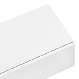 Abrihome Modern Tv Unit Stylish Cabinet With Glass Shelves & Integrated Led Lighting, Practical Storage For Living Rooms, White & Wood - thumbnail 3