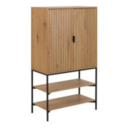 Furniture To Go Jaipur Cabinet With 2 Doors In Wild Oak - thumbnail 1