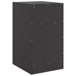 Berkfield Bedside Cabinets 2Pcs Black 34.5X39X62 Cm Steel - thumbnail 9