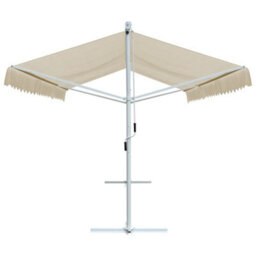 Berkfield Free Standing Awning 500X300 Cm Cream - thumbnail 3