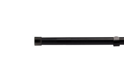 Unknown 16-19mm Fenton Extendable Eyelet Metal Curtain Pole Set Black 120-210Cm - image 1