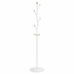 Vidaxl Coat Stand White 177 Cm Powder-Coated Iron - thumbnail 2