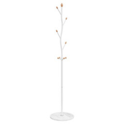 Vidaxl Coat Stand White 177 Cm Powder-Coated Iron - thumbnail 6