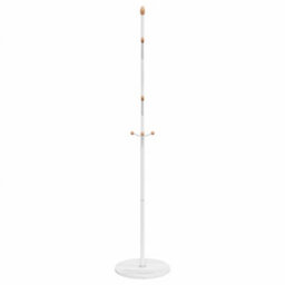 Vidaxl Coat Stand White 177 Cm Powder-Coated Iron - thumbnail 5