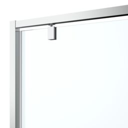 GoodHome Ledava Minimal Frame Chrome Effect Mirror Strip Half Open Pivot Shower Door (H)195Cm (W)76Cm - thumbnail 5