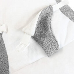 rucomfy Beanbags Rucomfy Snug Gaga Grey Baby Bean Bag - Soft & Supportive Newborn Seat - thumbnail 5