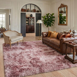 Fluffy Soft Carpet Large Shaggy Rug Anti-Slip Bedroom Living Room Floor Mats Dark Grey 200X300Cm - thumbnail 6