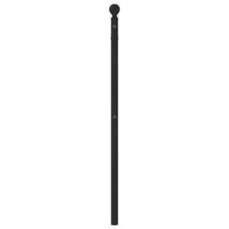 Berkfield Metal Headboard Black 107 Cm - thumbnail 4
