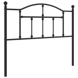 Berkfield Metal Headboard Black 107 Cm - thumbnail 2