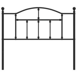 Berkfield Metal Headboard Black 107 Cm - thumbnail 3