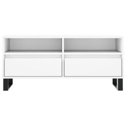 Walplus Tv Cabinet White 100X34.5X44.5 Cm Engineered Wood - thumbnail 5