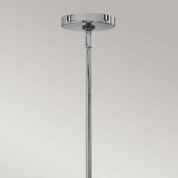Luminosa Lighting Elstead Congress Multi Arm Chandelier Chrome Finish, E27 - thumbnail 2