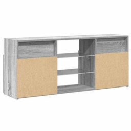 Berkfield Modern Tv Cabinet With Led Lights Grey Sonoma 120X30X50 Cm - thumbnail 9