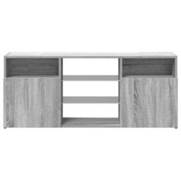 Berkfield Modern Tv Cabinet With Led Lights Grey Sonoma 120X30X50 Cm - thumbnail 7