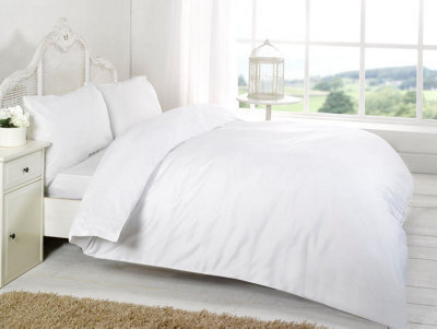 Homespace Direct Ltd Egyptian Cotton Duvet Cover Set 200 Thread Count Super King - image 1