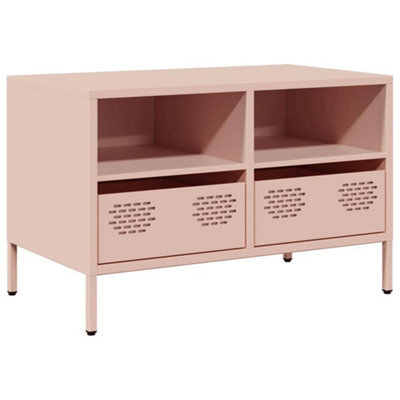 Berkfield Industrial Tv Cabinet Pink 68X39X43.5 Cm Cold-Rolled Steel - image 1