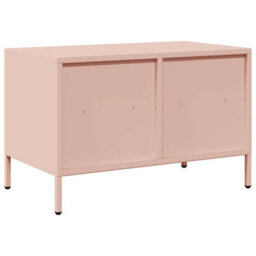 Berkfield Industrial Tv Cabinet Pink 68X39X43.5 Cm Cold-Rolled Steel - thumbnail 7