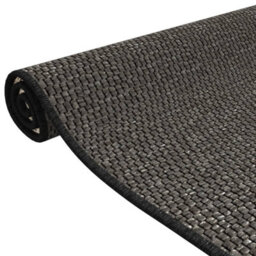 Vidaxl Carpet Runner Sisal Look Anthracite 50X150 Cm - thumbnail 5