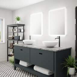 Bubly Bathrooms Milton Tunable Led Bathroom Mirror - 600X800mm, Dimmable With Demister & Ip44 Rating - thumbnail 3