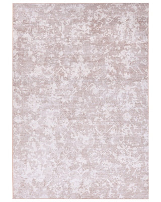 Wyld And Coco Modern Beige Area Rug 140 X 200 Cm With Anti-Slip Backing - image 1