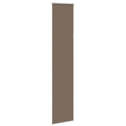 Berkfield Roller Blind Blackout Coffee 60X210 Cm Fabric Width 55.7 Cm Polyester - thumbnail 3