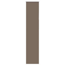 Berkfield Roller Blind Blackout Coffee 60X210 Cm Fabric Width 55.7 Cm Polyester - thumbnail 2