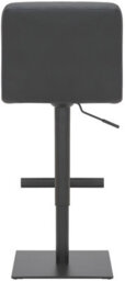 Lamboro Luscious Deluxe Kitchen Bar Stool, Matt Black Footrest & Base, Adjustable Swivel Gas Lift, Breakfast Bar & Home Barstool, Black - thumbnail 5