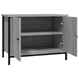 Berkfield Tv Cabinet With Doors Grey Sonoma 60X35X45 Cm Engineered Wood - thumbnail 6