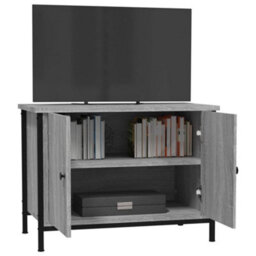 Berkfield Tv Cabinet With Doors Grey Sonoma 60X35X45 Cm Engineered Wood - thumbnail 4