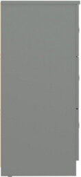 Denver Grey Gloss 6 Drawer Chest Of Drawers Modern Bedroom Furniture Storage - thumbnail 3
