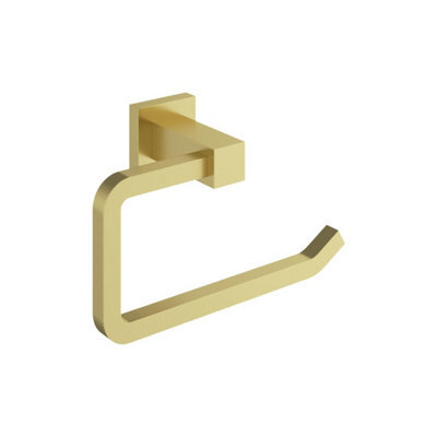 Plum&clay Tate Brushed Gold Toilet Roll Holder - image 1