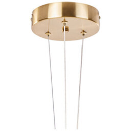 Wyld And Coco Aurora Gold Geometric Led Pendant With Remote Dimmer, W80 X D80 X H100Cm, Integrated Led - thumbnail 7