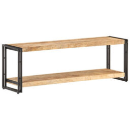 Berkfield Tv Cabinet 120X30X40 Cm Rough Mango Wood - thumbnail 8