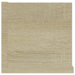 Berkfield Cd Wall Shelf Sonoma Oak 100X18X18 Cm Engineered Wood - thumbnail 5