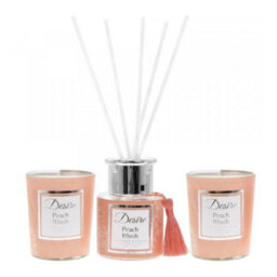 Desire Reed Diffuser & Candles Gift Set - Peach Blush