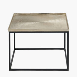Pacific Lifestyle Franklin Gold Cast And Black Metal Coffee Table - thumbnail 2