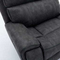5 Seater Electric Recliners Corner Sofa Set, 105 To 135 Degrees Recliner Padded Sofa - Dark Grey - thumbnail 7