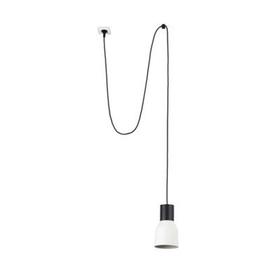 Luminosa Lighting Luminosa Kombo Beige Dome Pendant Lamp 120 With Plug 3000K