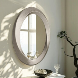 Artloge 60X80Cm Swirl Wall Mirror Streamlined Oval Accent Mirror Farmhouse Nautical Decor - thumbnail 4
