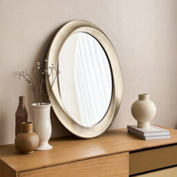Artloge 60X80Cm Swirl Wall Mirror Streamlined Oval Accent Mirror Farmhouse Nautical Decor - thumbnail 6