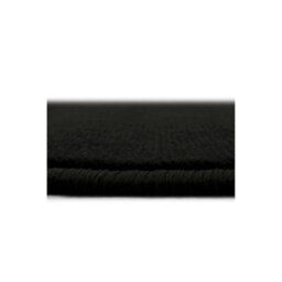 Melrose Colorama Plain Black X-Large Indoor Area Rug 200/290Cm - thumbnail 3