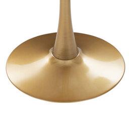 Beliani Dining Table Boca Marble/ Gold 90 Cm 90 Cm - thumbnail 5