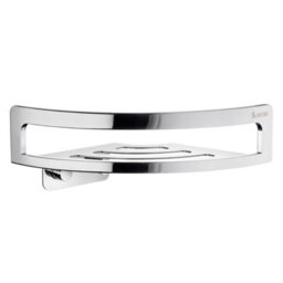 Smedbo Chromed Stainless Steel Corner Shower Basket Soap Caddy - thumbnail 1
