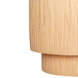 Beliani Three-Tier Natural Raffia Pendant Lamp, W40 X D40 X H33Cm - thumbnail 4