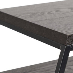 Pacific Lifestyle Nest Of 2 Black Ash And Metal Console Tables, Nesting Set For Narrow Hallways, Mashiko - thumbnail 7