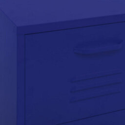 Vidaxl Storage Cabinet Navy Blue 42.5X35X101.5 Cm Steel - thumbnail 8