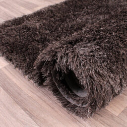 Charcoal Plain Shaggy Easy To Clean Rug For Dining Room Bed Room And Living Room-80Cm X 150Cm - thumbnail 6