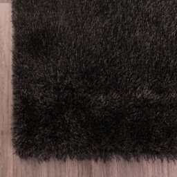 Charcoal Plain Shaggy Easy To Clean Rug For Dining Room Bed Room And Living Room-80Cm X 150Cm - thumbnail 3