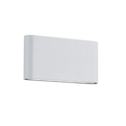 Luminosa Lighting Luminosa Thames Ii Modern 17Cm 2 Light Outdoor Up Down Wall Lamp White Matt 3000K Ip54 - Uk Stock - thumbnail 1