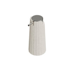 Cosmic Soap Dispenser, 200Ml Capacity, White, Recycled Materials, Award-Winning Design, Avenir Collection